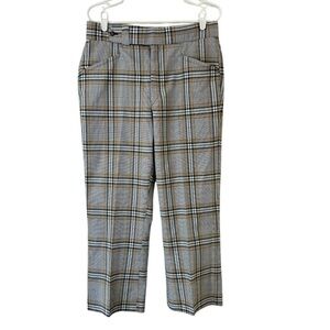 Vintage 1970’s Jaymar Sansabelt Size Plaid Disco Men’s Dress Slacks Pants